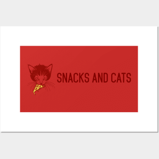 Snacks and Cats Posters and Art